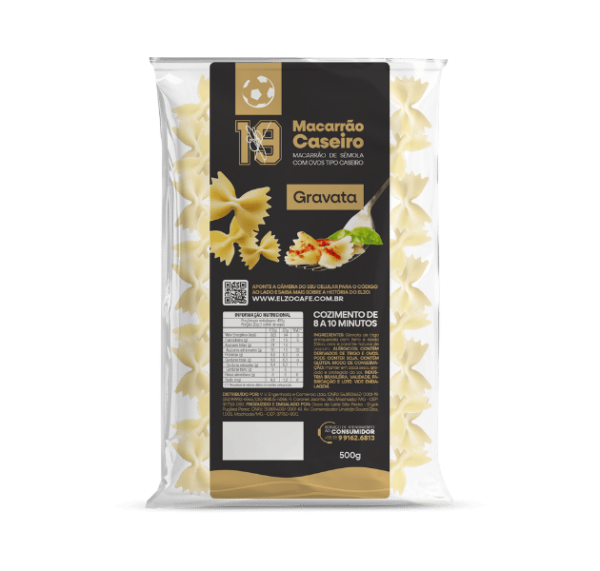 Macarrão caseiro - Gravata 500grs